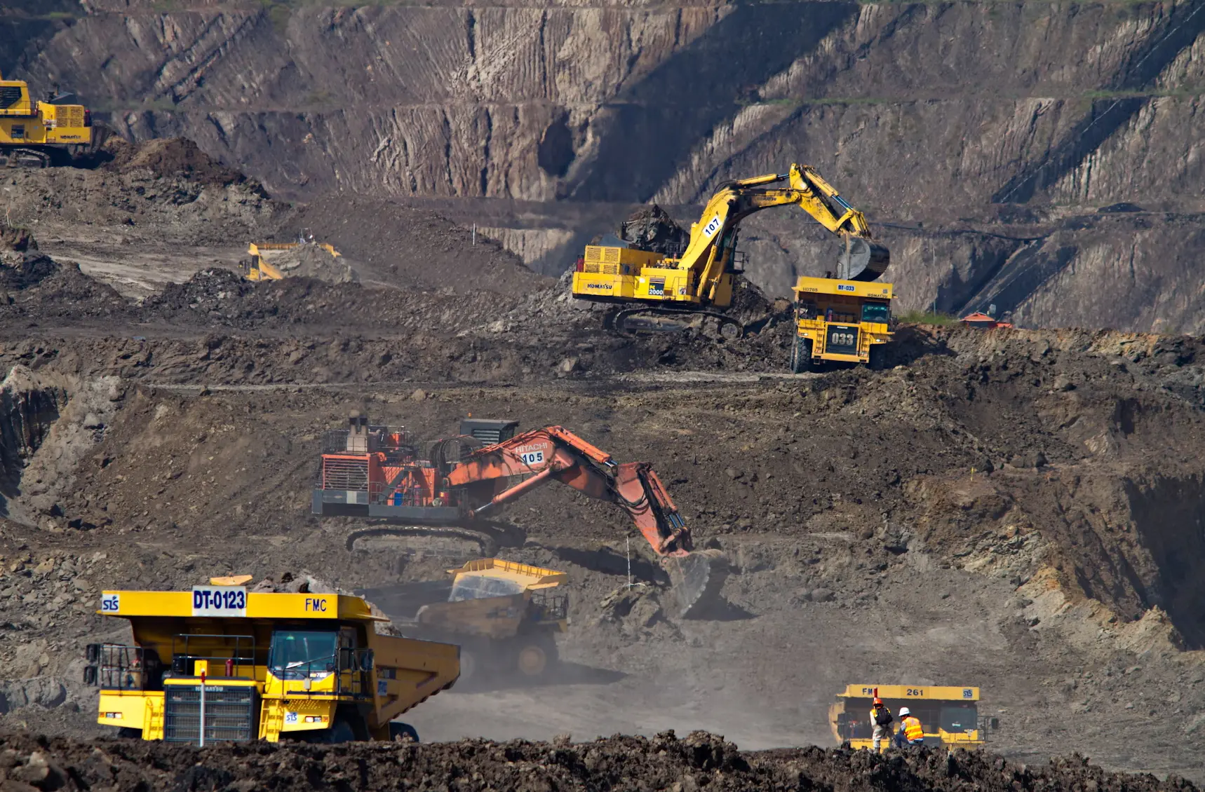 Large-scale mining operations in Nigeria