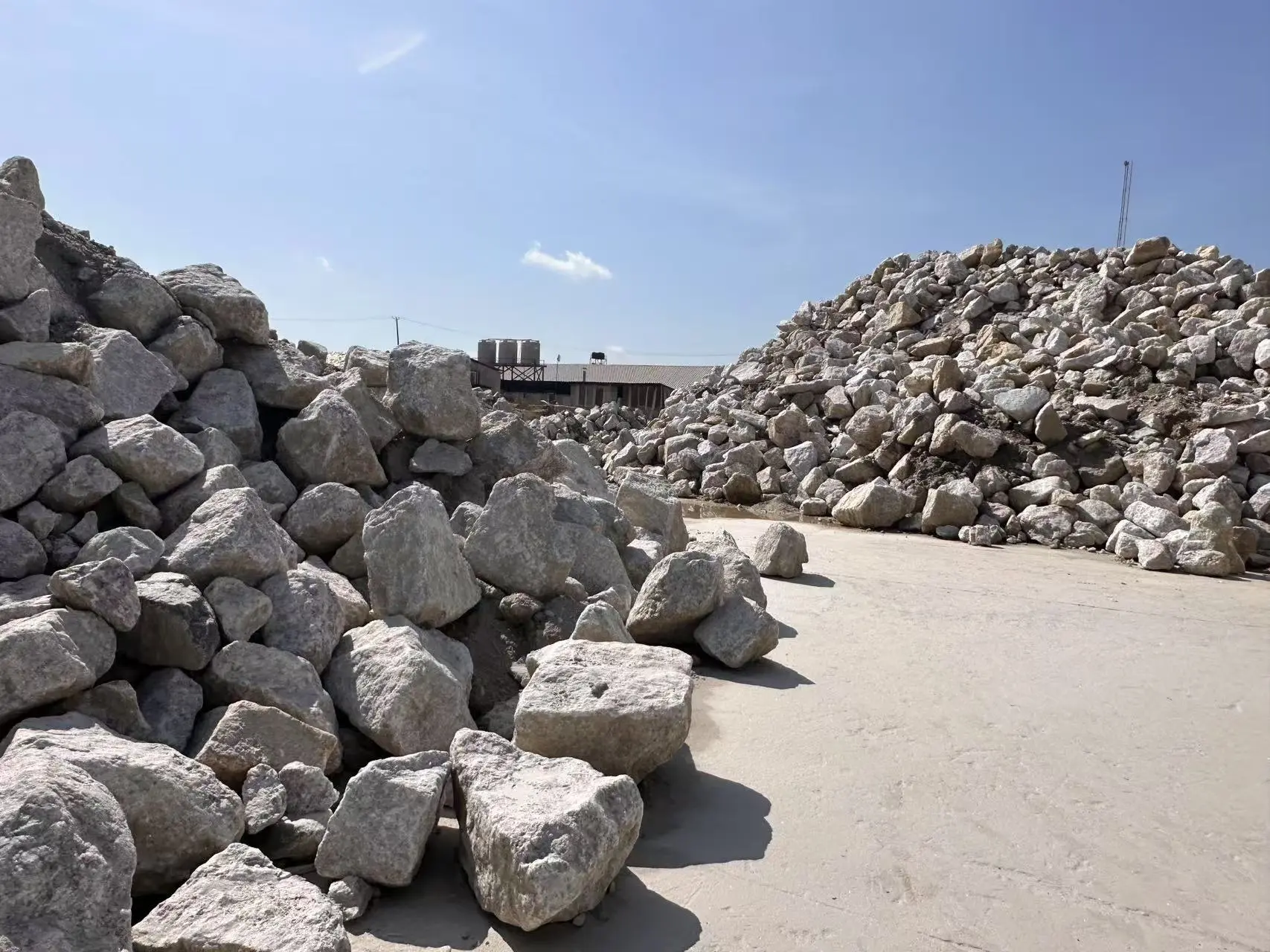 Large mineral stockpiles supporting Bolin Mining Group operations and industry insights